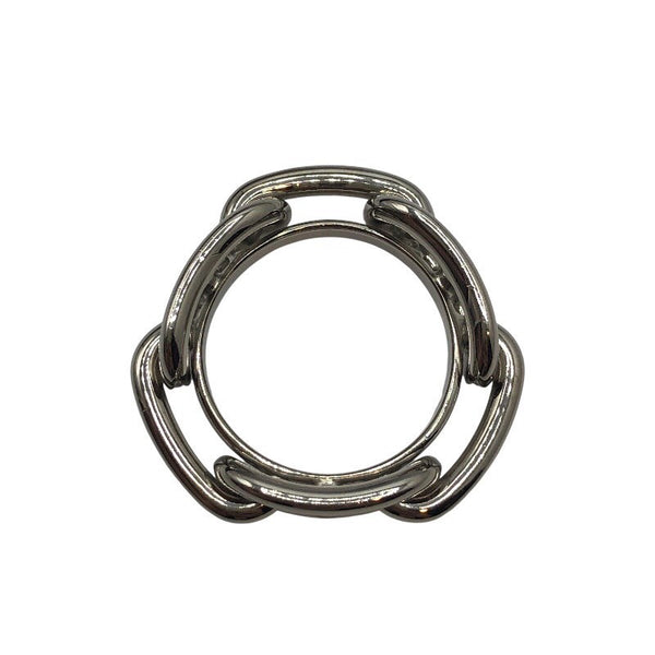 エルメス HERMES ルガデスカーフリング メタル/SV ユニセックス その他小物