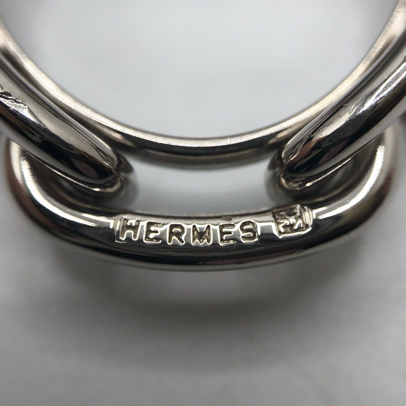 エルメス HERMES ルガデスカーフリング メタル/SV ユニセックス その他小物