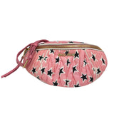 ミュウミュウ miu miu マテラッセ　ウエストポーチ ピンク・スターモチーフ ナイロン レディース ウエストバッグ