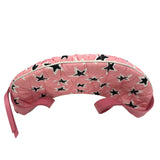 ミュウミュウ miu miu マテラッセ　ウエストポーチ ピンク・スターモチーフ ナイロン レディース ウエストバッグ