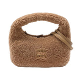 ミュウミュウ miu miu ワンダー シアリング ホーボーバッグ 5BC125 キャメル シープ レディース ハンドバッグ ショルダーバッグ