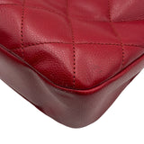 シャネル CHANEL マトラッセ チェーントートバッグ A48374 17番台 レッド キャビアスキン レディース ショルダーバッグ