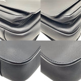 サンローラン SAINT LAURENT スモールサッチェル ショルダーバッグ 819627 ブラック×SV金具 スムースカーフ レディース ショルダーバッグ