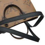 ルイ・ヴィトン LOUIS VUITTON オンザゴーMM M45321 ブラウン モノグラム・ジャイアント・リバース レディース トートバッグ