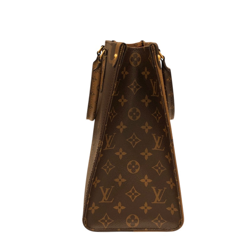 ルイ・ヴィトン LOUIS VUITTON オンザゴーMM M45321 ブラウン 