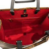 ルイ・ヴィトン LOUIS VUITTON オンザゴーMM M45321 ブラウン モノグラム・ジャイアント・リバース レディース トートバッグ