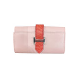 エルメス HERMES ベアンキーケース T刻 ローズサクラ/ブーゲンビリア タデラクト・リザード レディース キーケース