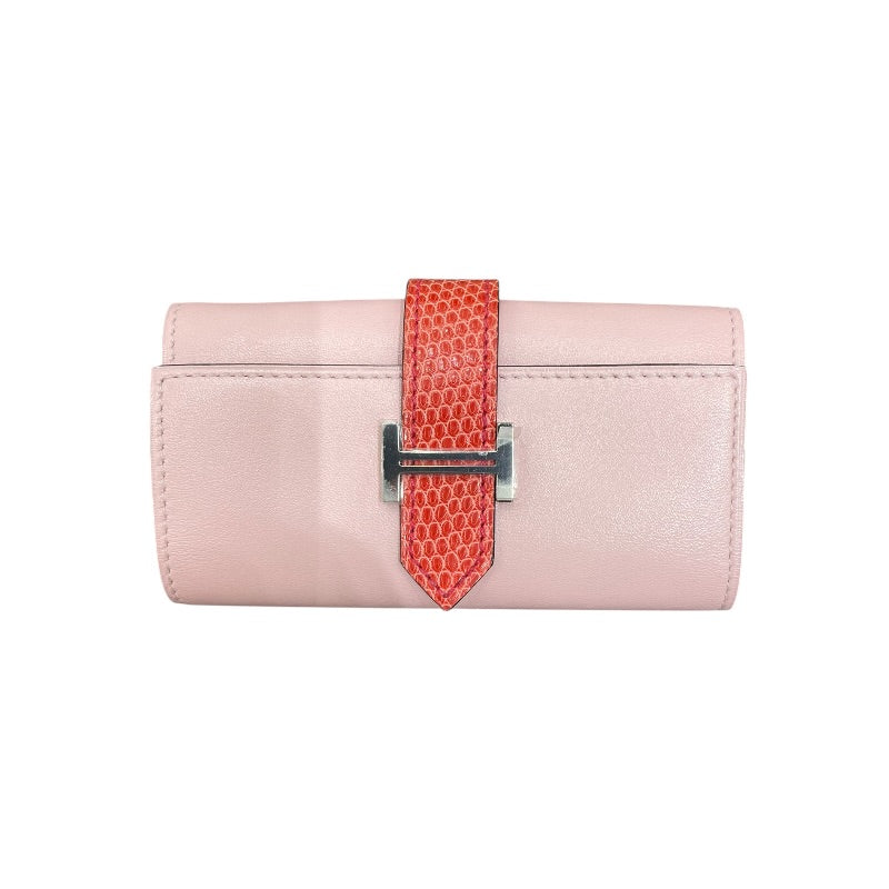 エルメス HERMES ベアンキーケース T刻 ローズサクラ/ブーゲンビリア