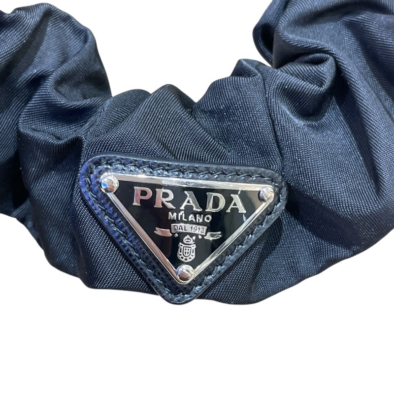 プラダ PRADA Re-Nylon シュシュ 1IF015 ブラック ナイロン その他小物