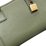 ロエベ LOEWE アマソナポーチ C039U10X01 カーキ ゴールド金具 カーフ レディース ポーチ