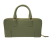 ロエベ LOEWE アマソナポーチ C039U10X01 カーキ ゴールド金具 カーフ レディース ポーチ