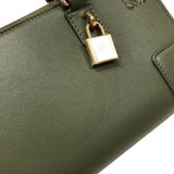 ロエベ LOEWE アマソナポーチ C039U10X01 カーキ ゴールド金具 カーフ レディース ポーチ