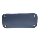 プラダ PRADA ガレリア　ミディアム 1BA863 ネイビー/ホワイト サフィアーノレザー レディース ショルダーバッグ