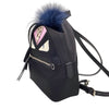 フェンディ FENDI バグズ モンスターバックパック ８BZ038 ブラック×SV金具 ナイロン/レザー ユニセックス リュック・デイパック