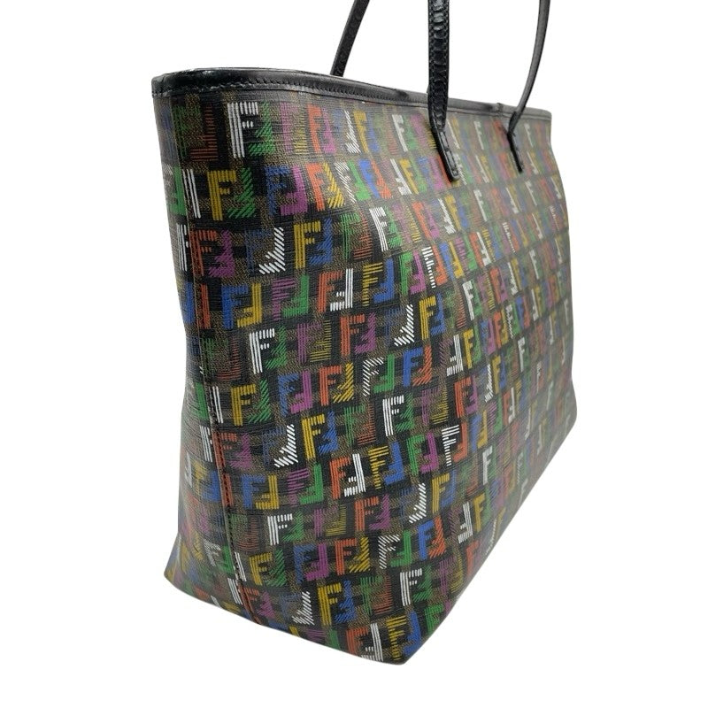 フェンディ FENDI ズッカ トートバッグ 8BH185 ブラック/マルチカラー