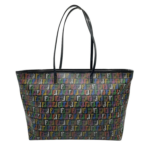 フェンディ FENDI ズッカ トートバッグ 8BH185 ブラック/マルチカラー