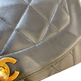 シャネル CHANEL ダイアナ25 A01165 ブラック/ゴールド金具 ラム レディース ショルダーバッグ
