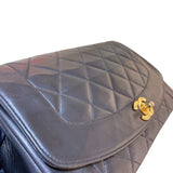 シャネル CHANEL ダイアナ25 A01165 ブラック/ゴールド金具 ラム レディース ショルダーバッグ
