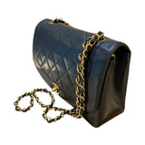 シャネル CHANEL ダイアナ25 A01165 ブラック/ゴールド金具 ラム レディース ショルダーバッグ