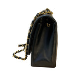 シャネル CHANEL ダイアナ25 A01165 ブラック/ゴールド金具 ラム レディース ショルダーバッグ