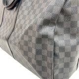 ルイ・ヴィトン LOUIS VUITTON キーポル・バンドリエール55 N41413 ブラック　シルバー金具 ダミエ・グラフィット ユニセックス ボストンバッグ