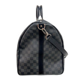 ルイ・ヴィトン LOUIS VUITTON キーポル・バンドリエール55 N41413 ブラック　シルバー金具 ダミエ・グラフィット ユニセックス ボストンバッグ
