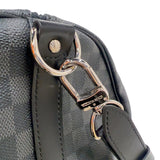 ルイ・ヴィトン LOUIS VUITTON キーポル・バンドリエール55 N41413 ブラック　シルバー金具 ダミエ・グラフィット ユニセックス ボストンバッグ