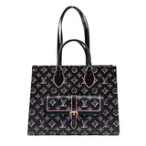 ルイ・ヴィトン LOUIS VUITTON オンザゴーMM フォール フォー ユー M14255 ブラック×ピンク レディース トートバッグ ショルダーバッグ