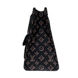 ルイ・ヴィトン LOUIS VUITTON オンザゴーMM フォール フォー ユー M14255 ブラック×ピンク レディース トートバッグ ショルダーバッグ