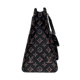 ルイ・ヴィトン LOUIS VUITTON オンザゴーMM フォール フォー ユー M14255 ブラック×ピンク レディース トートバッグ ショルダーバッグ