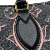 ルイ・ヴィトン LOUIS VUITTON オンザゴーMM フォール フォー ユー M14255 ブラック×ピンク レディース トートバッグ ショルダーバッグ