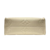 ルイ・ヴィトン LOUIS VUITTON オンザゴーPM M46569 クレーム モノグラム・アンプラント ハンドバッグ レディース ショルダーバッグ