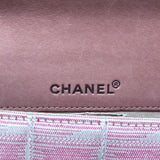 シャネル CHANEL ニュートラベルラインチェーンショルダーバッグ A15316 ピンク　シルバー金具 ナイロンジャガード レディース ショルダーバッグ