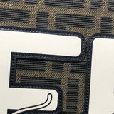 フェンディ FENDI FFロゴトートバッグ FRGMTコラボ 8BH357 ブラウン ファブリック メンズ トートバッグ