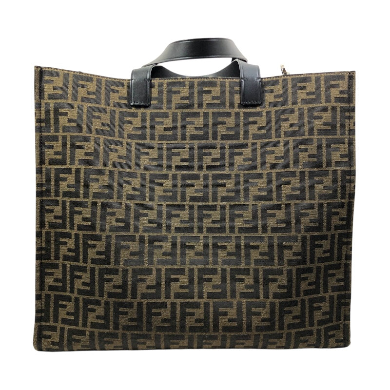 フェンディ FENDI FFロゴトートバッグ FRGMTコラボ 8BH357 ブラウン