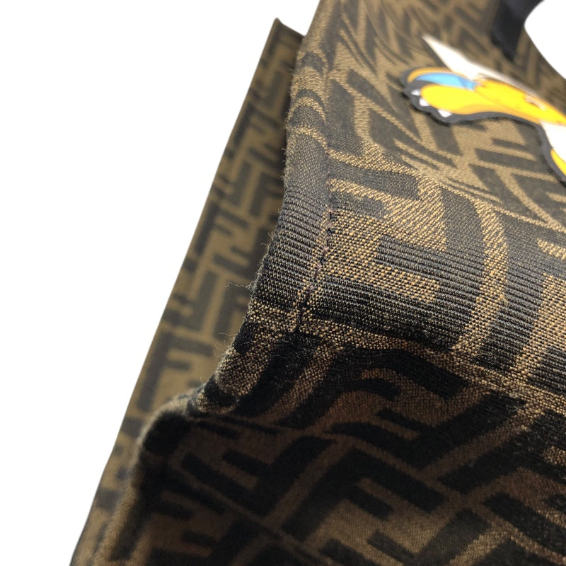 FENDI FFロゴトートバッグ フェンディ FENDI FFロゴトートバッグ FRGMTコラボ 8BH357 ブラウン