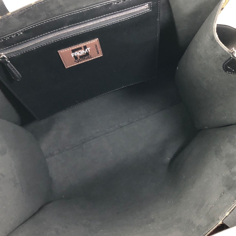 フェンディ FENDI FFロゴトートバッグ FRGMTコラボ 8BH357 ブラウン