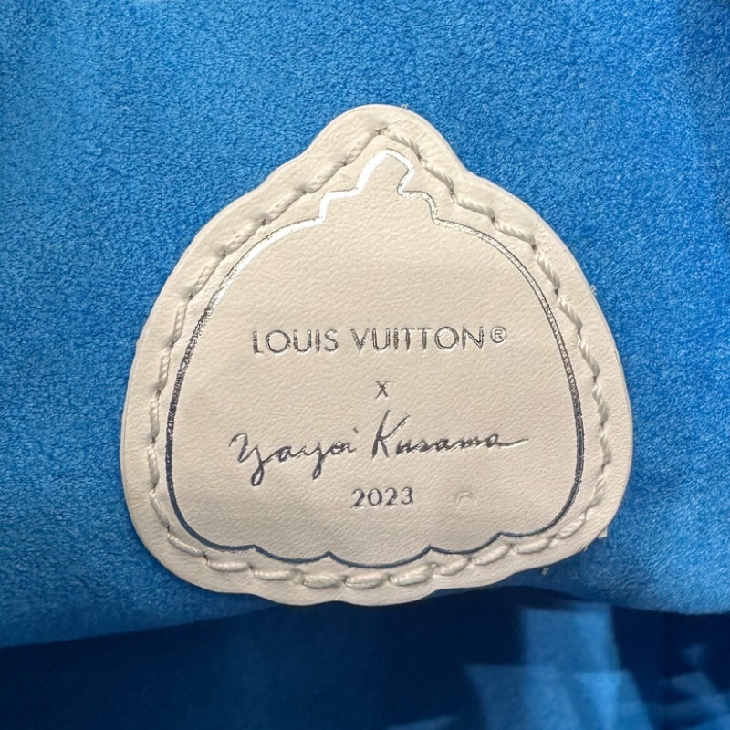 ルイ・ヴィトン LOUIS VUITTON ナノ・ノエ 草間彌生 M81985 ブルー モノグラム・アンプラント レディース ショルダーバッグ LOUIS VUITTON（ルイ・ヴィトン） ×YK Nano Noe Monogram Bag M81985