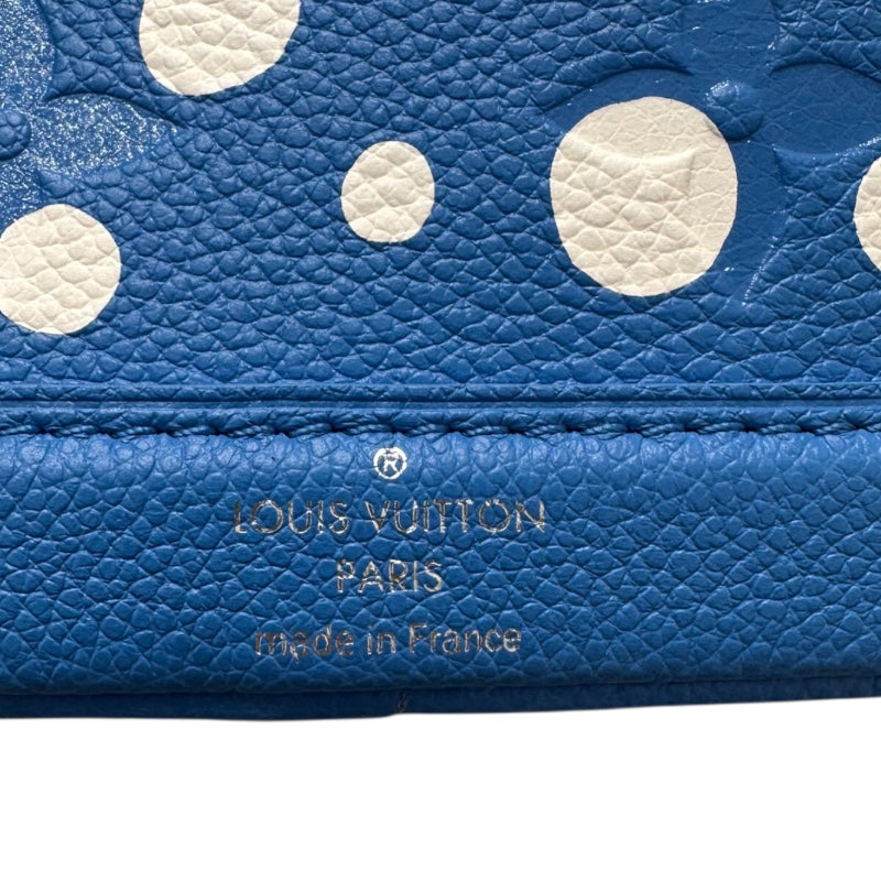 ルイ・ヴィトン LOUIS VUITTON ナノ・ノエ 草間彌生 M81985 ブルー