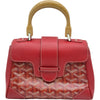 ゴヤール GOYARD サイゴンミニ レッド ゴヤールディン・キャンバス レディース ショルダーバッグ