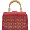 ゴヤール GOYARD サイゴンミニ レッド ゴヤールディン・キャンバス レディース ショルダーバッグ