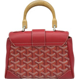 ゴヤール GOYARD サイゴンミニ レッド ゴヤールディン・キャンバス レディース ショルダーバッグ
