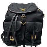 プラダ PRADA ナイロンバッグパック 1BZ677 ブラック ナイロン/レザー ユニセックス リュック・デイパック