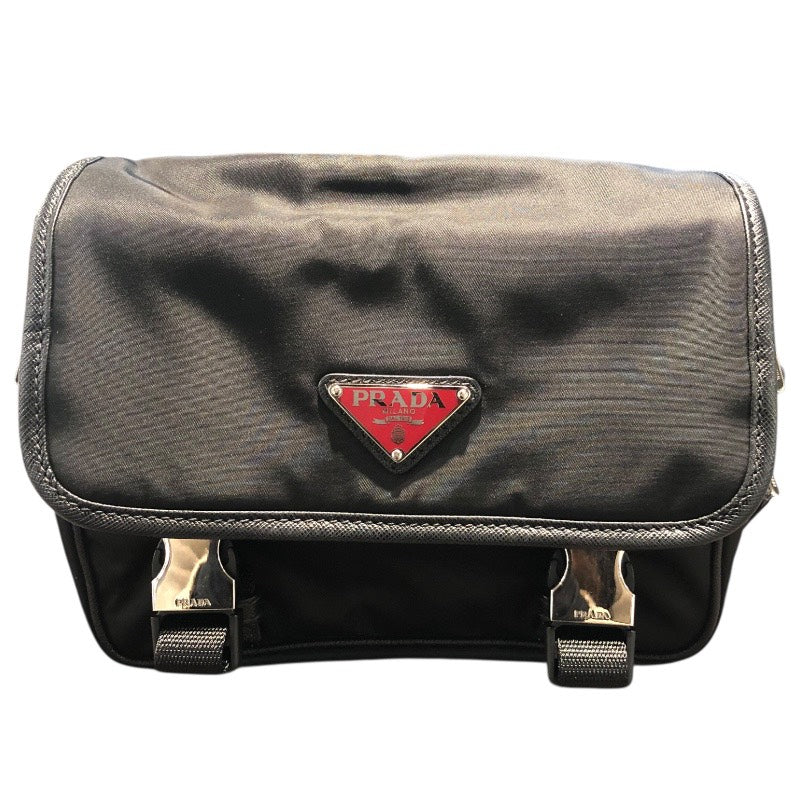プラダ PRADA Re-Nylon xサフィアーノレザー ショルダーバッグ 2VD034