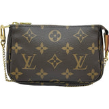 ルイ・ヴィトン LOUIS VUITTON ミニ･ポシェット･アクセソワール M58009 ブラウン モノグラムキャンバス レディース ポーチ