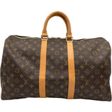 ルイ・ヴィトン LOUIS VUITTON キーポル45 M41428 ブラウン モノグラムキャンバス ユニセックス ボストンバッグ