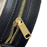 セリーヌ CELINE トリオンフラウンドパース ブラック　GD金具 キャンパス ユニセックス ショルダーバッグ