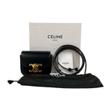 セリーヌ CELINE ミニクロード 10I513 ブラック シャイニーカーフ レディース ショルダーバッグ