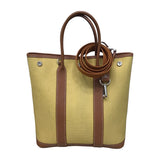 エルメス HERMES ガーデンファイルPM Z刻 ジンジャー/ゴールド トワル・ネゴンダ レディース ショルダーバッグ
