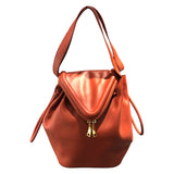 ボッテガ・ヴェネタ BOTTEGA VENETA ピークラージ 666511 オレンジ カーフレザー レディース トートバッグ